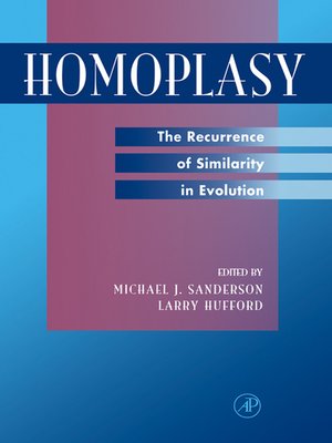 cover image of Homoplasy